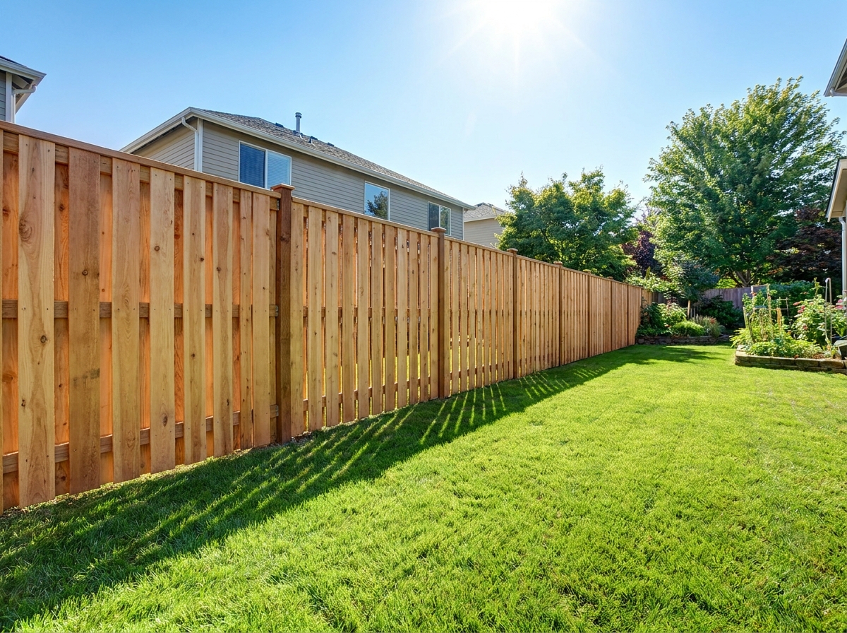 Western Red Cedar fence replacement in Houston TX
